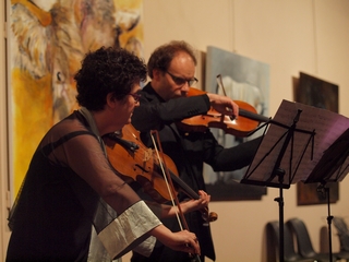 Françoise Gneri et Fabrice Leroux  concert chateau loudenne 2015 